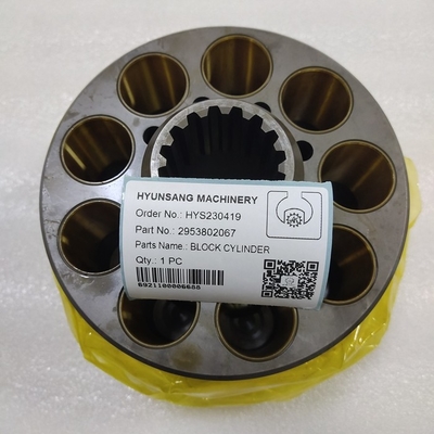 Excavator Cylinder Block 2953802067 For SOLAR 330-III 400LC-III 400LC-V 450-III