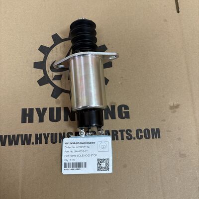Hyunsang Excavator Parts SOLENOID STOP SA-4752-12