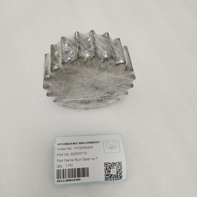 Hyunsang Hydraulic Excavator Parts Sun Gear 60359778 60359580 61012300 60000735 for 215C