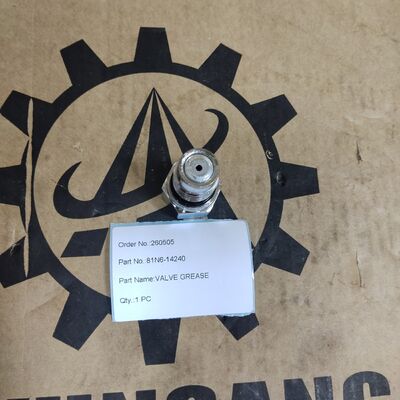 Excavator Parts Grease Valve 81N6-14240 For R110-7 R140LC-7 R140LC-9 R160LC-7 R210LC-7