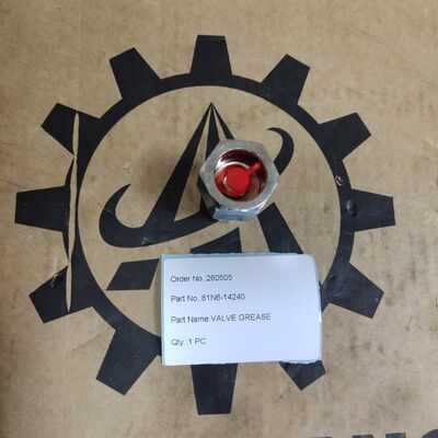 Excavator Parts Grease Valve 81N6-14240 For R110-7 R140LC-7 R140LC-9 R160LC-7 R210LC-7