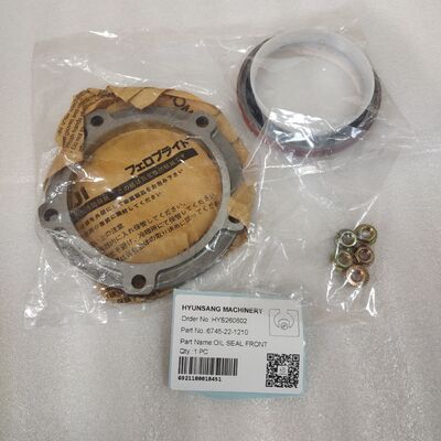 Excavator Spare Parts Front Oil Seal 6745-22-1210 For PC350LL-7E0