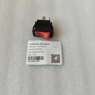 Hyunsang Excavator Parts SWITCH 6676536 For Bobcat 751 753 763 773