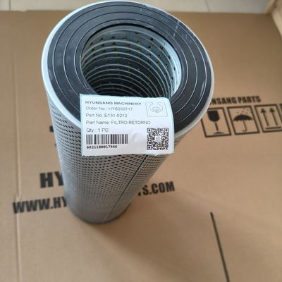 Excavator Parts FILTER E131-0212 For 33HDLL, R110-7, R140LC-7, R140LC9V, R140W7