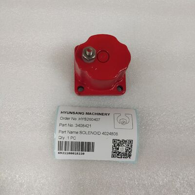 Hyunsang Excavator Parts Solenoid 4024808 For engine NTA855